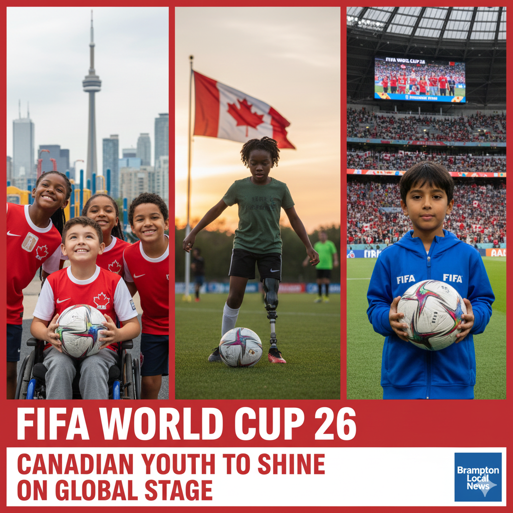 FIFA Invites Canadian Youth With Inspiring Stories to Become Match Ball Carriers at 2026 World Cup Games