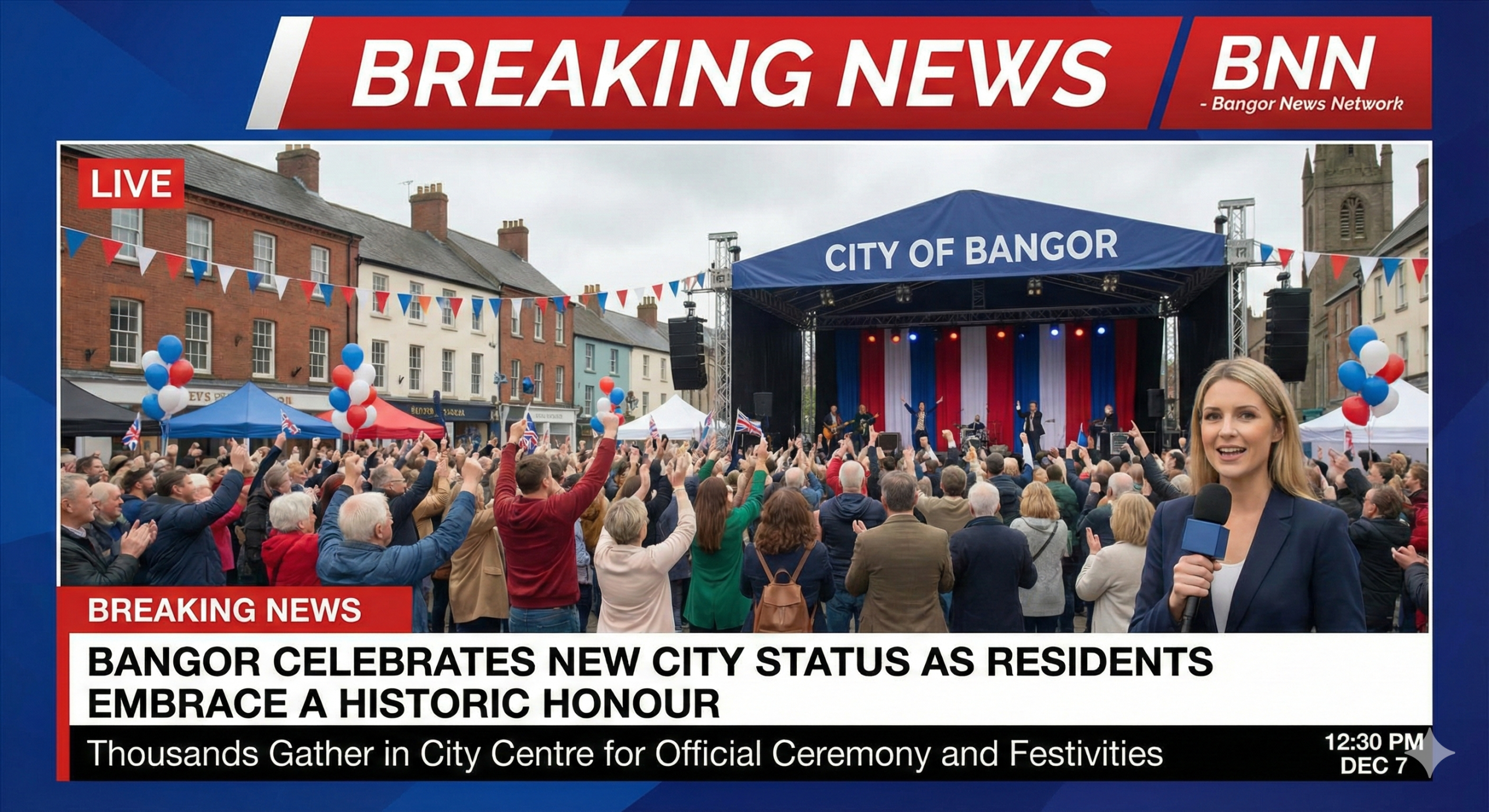Bangor Celebrates New City Status as Residents Embrace a Historic Honour