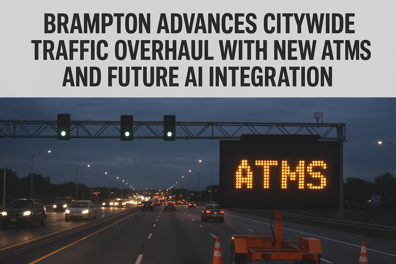Brampton Advances Citywide Traffic Overhaul with New ATMS and Future AI Integration