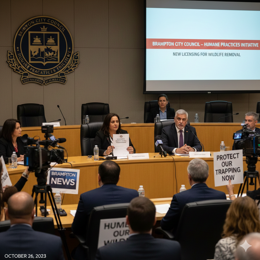 Brampton Considers Licensing Framework for Wildlife Removal Companies to Ensure Humane Practices