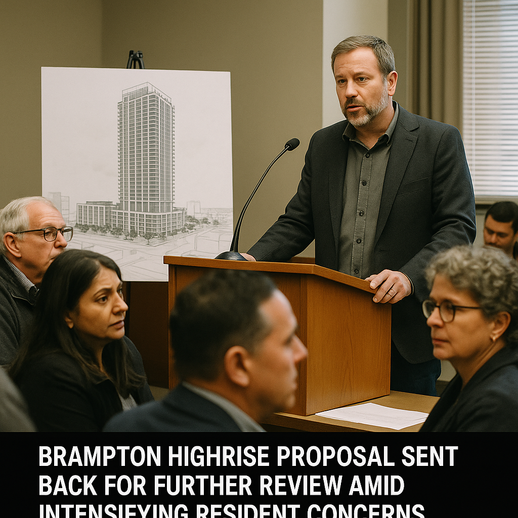 Brampton Highrise Proposal Sent Back for Further Review Amid Intensifying Resident Concerns
