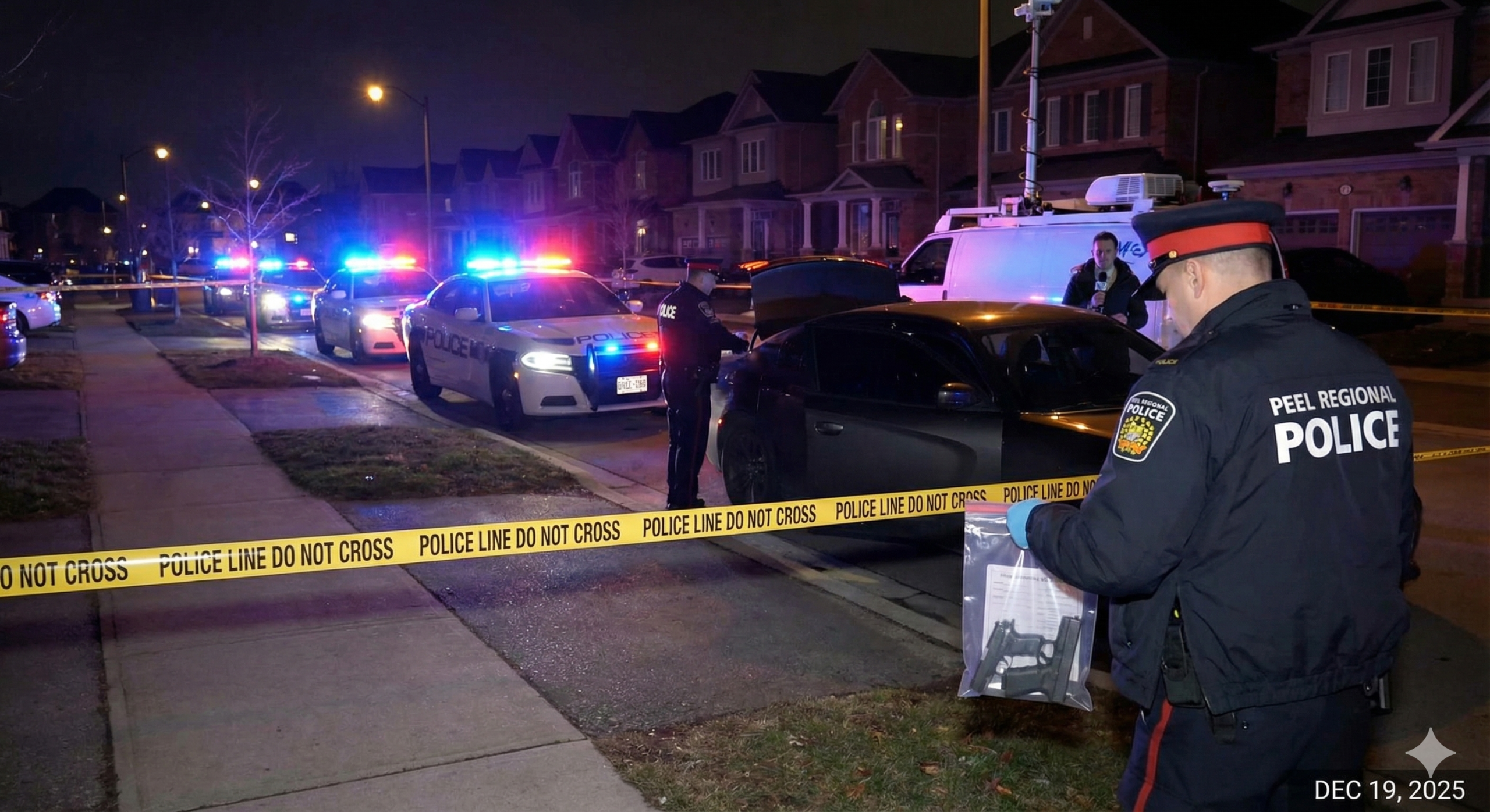 Brampton Teens Among Three Charged After Loaded Handguns Seized Following Police Pursuit