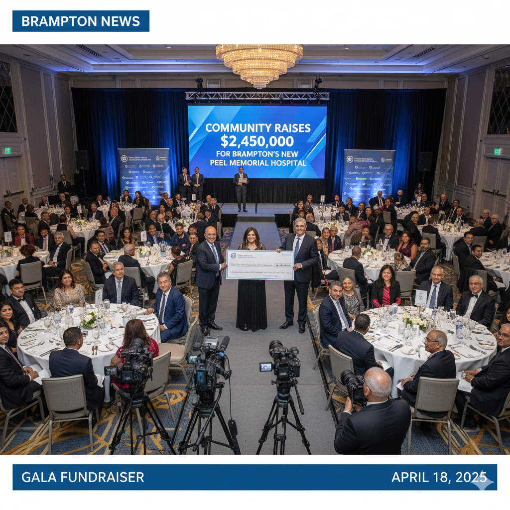 Community Raises $2.45 Million at Gala to Support Brampton’s New Peel Memorial Hospital