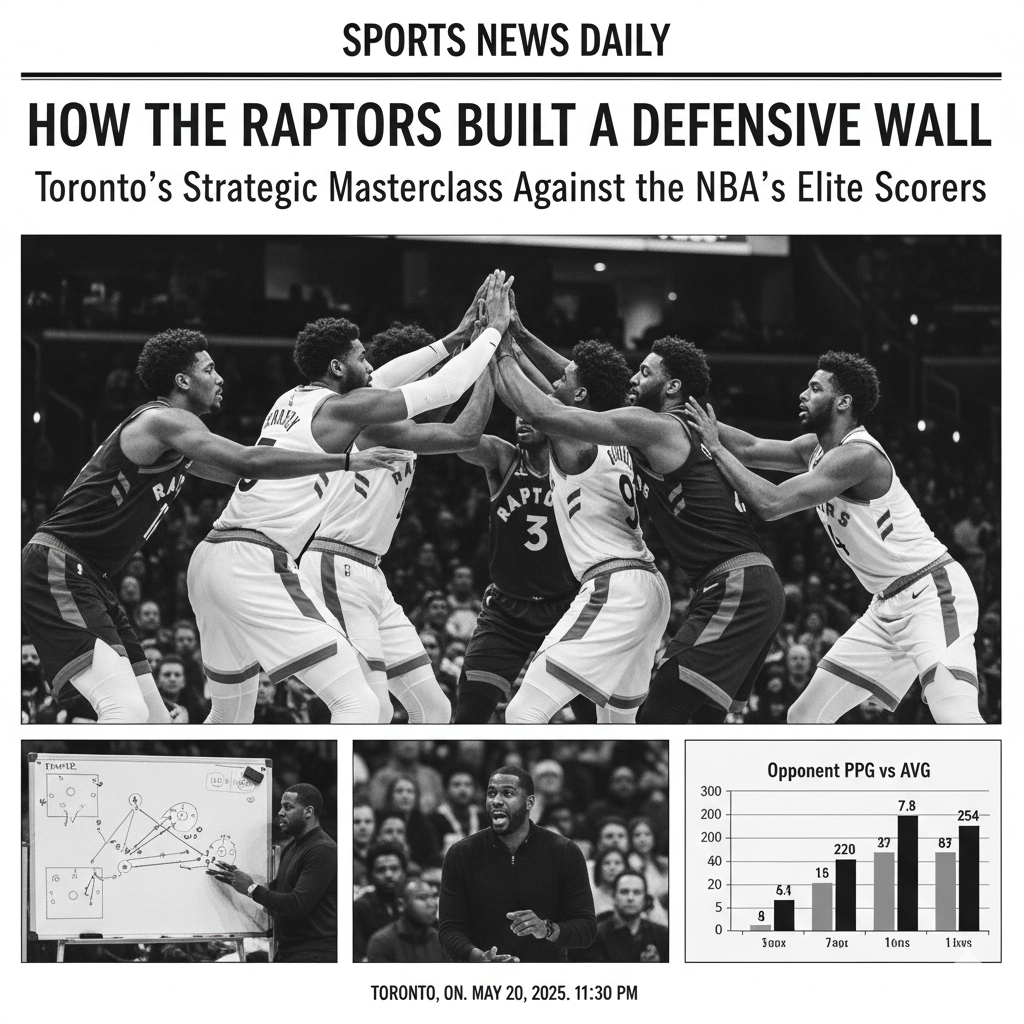 How the Raptors Built a Defensive Wall to Contain the NBA’s Elite Scorers