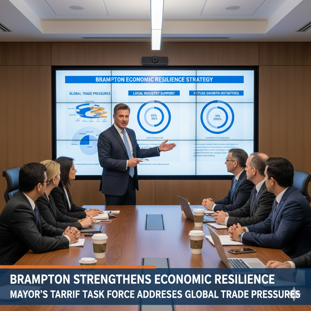 Mayor’s Tariff Task Force Deepens Efforts to Strengthen Brampton’s Economic Resilience Amid Global Trade Pressures
