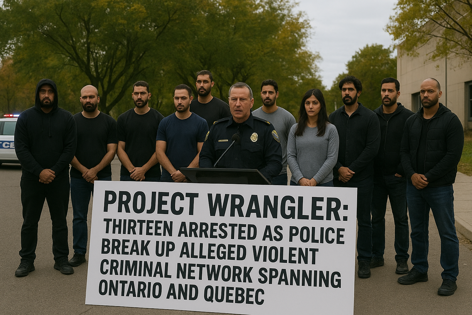 Project Wrangler: Thirteen Arrested as Police Break Up Alleged Violent Criminal Network Spanning Ontario and Quebec