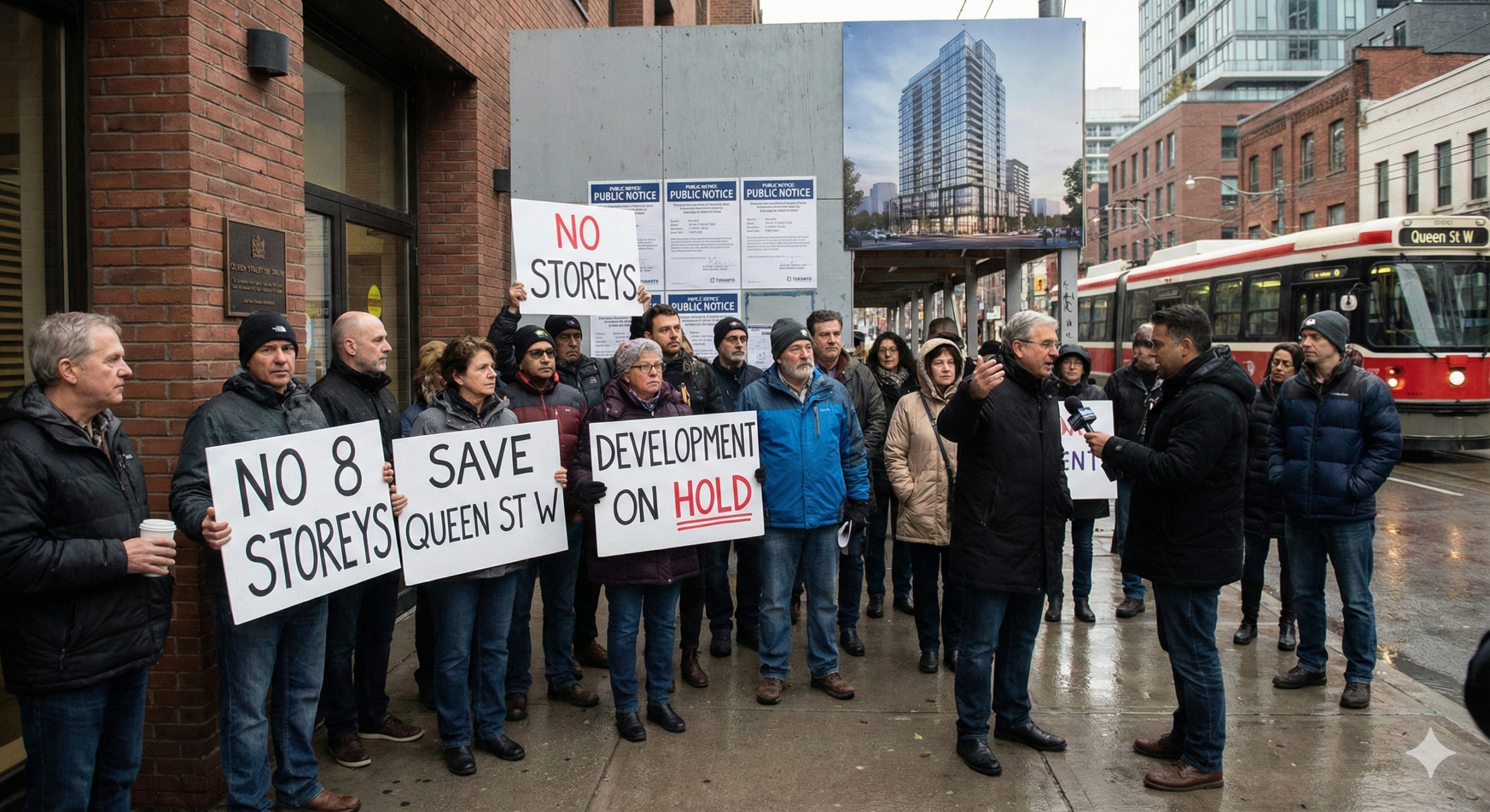 Resident Concerns Stall Approval of Proposed 8-Storey Development on Queen Street West