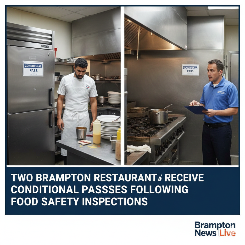 Two Brampton Restaurants Receive Conditional Passes Following Food Safety Inspections